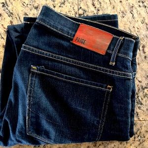 Men’s Paige Normandie dark jeans - size 32.